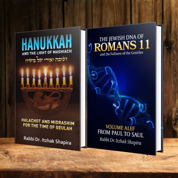 BUNDLE: The DNA of Romans 11 + Hanukkah and the Light of Mashiach by Rabbi Dr. Shapira